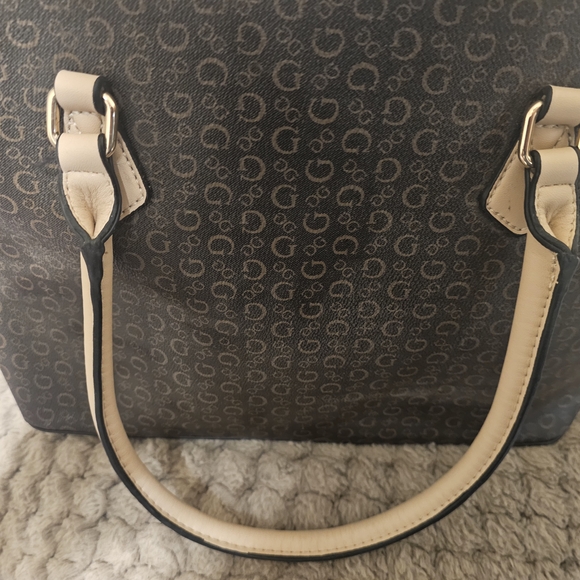 Guess Brown and Cream Women's Bag - Picture 11 of 14